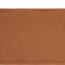 FUNHOME Outdoor Bench Cushion Cover 45 x18 x 3 inch,Water Resistant Cover with Zipper&Ties,Fade-Resistant Slipcover,Patio Porch Swing Cushion Cover Replacement Only,No Insert(Orange)