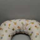 Boppy Nursing Pillow - Firm, Ergonomic U-Shaped Bottle and Breastfeeding Pillow with High Lift for Comfort and Support, Spacious Surface - Tan Happy Houseplants