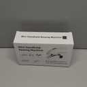 Handheld Sewing Machines, Mini Portable Small Hand Sewing Machine for Beginners Adult, Easy to Use and Fast Stitch with Two Speeds, Complete Sewing Kits 20 bobbins (White)