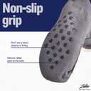 2 x Slipper Socks for Women - Warm, Cozy Socks w/Grippers (Blue)