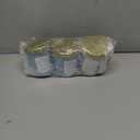 Sprayed Glass Candle W/Metal Lid Blue 3 Pack