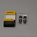 AUXITO 2025 Latest CANBUS 7440 7443 LED Bulbs Amber Yellow with Built-in Resistor Anti Hyper Flash 7440NA 7441 7444 7444NA W21W WY21W Error Free LED Front Rear Turn Signal Lights, Pack of 2