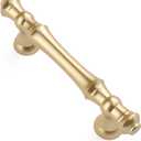 Asidrama 10 Pack 3 Inch(76mm) Gold Kitchen Cabinet Handles, Cabinet Pulls Kitchen Cabinet Hardware for Cupboard Drawer Pulls (3" Hole Center)
