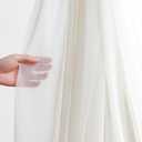 Floroom Wedding Arch Draping Fabric 2 Panels 20Ft Ivory Chiffon Fabric Drapes Arbor Drapery Wedding Ceremony Reception Swag Decorations