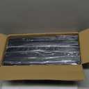 bukfen Over the Door Pantry Organizer, 6-Tier Adjustable Wooden Basket Kitchen Pantry Door Organization and Storage, Heavy-Duty Metal Hanging Kitchen Spice Rack,D6.3 x W17.71 x H50.60 inch,1 Pack (Black pole wood color)