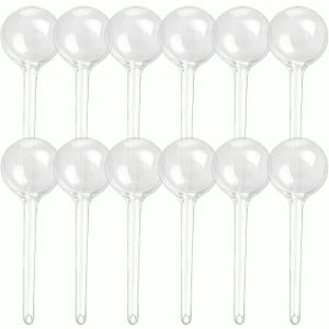 Wellinc Self Watering Globes for Plants 12 Pack Large Automatic Watering Bulbs, Vacation Plant Watering Device for Indoor & Outdoor Potted Plants, Slow Release Plant Waterer for Water Conservation