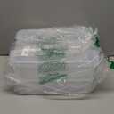 2 Layer Plastic Storage Containers with Lids, Multipurpose Clear Stack & Carry Box, Portable Craft Organizers and Storage Bin for Organizing Art & Craft, Sewing, Makeup, Nail Supplies (Black)