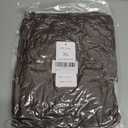 Womens Winter Warm Padded Crop Vest Lightweight Sleeveless Puffer Vest (Brown, XL)