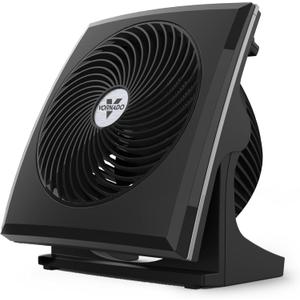 Vornado 573T Small Room Air Circulator Fan with Pivoting Head, Easy Clean Removable Grille, 3 Speed Settings, Black