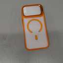 for iPhone 17 Pro Max Case with Stash Lens Stand and 9H Screen Protector, Fit for MagSafe, Military-Grade Drop Protection Phone Case for iPhone 17 Pro Max, 360 Full Protection, Cosmic Orange