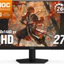 AOC 27" Gaming Monitor QHD 260Hz Overclocked IPS NVIDIA G-SYNC Q27G41ZE