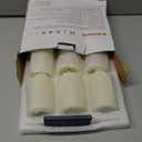 Homemory Flameless Votive Candles with Timer Remote,2" x 3" Real Wax, Realistic Black Wick Battery Operated Pillar Candles, 6 Pack for Wedding, Party and Holiday Decoration