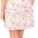 CeCe Women's Short Sleeve Bow Keyhole Dress 10