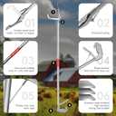 78 Inch Folding Snake Grabber Tool Extra Long Snake Tongs for Extra Safety Snake Grabber is Made of Stainless Steel for Corrosion Resistance High Load Capacity Easy to Clean and Maintain
