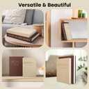 Decorative Books for Home Decor Set of 2 Linen Faux Books & Fake Book Storage Shelf, Coffee Table, Bookshelf, Entryway & Mantel Decor Hidden Magnetic Keepsake Box