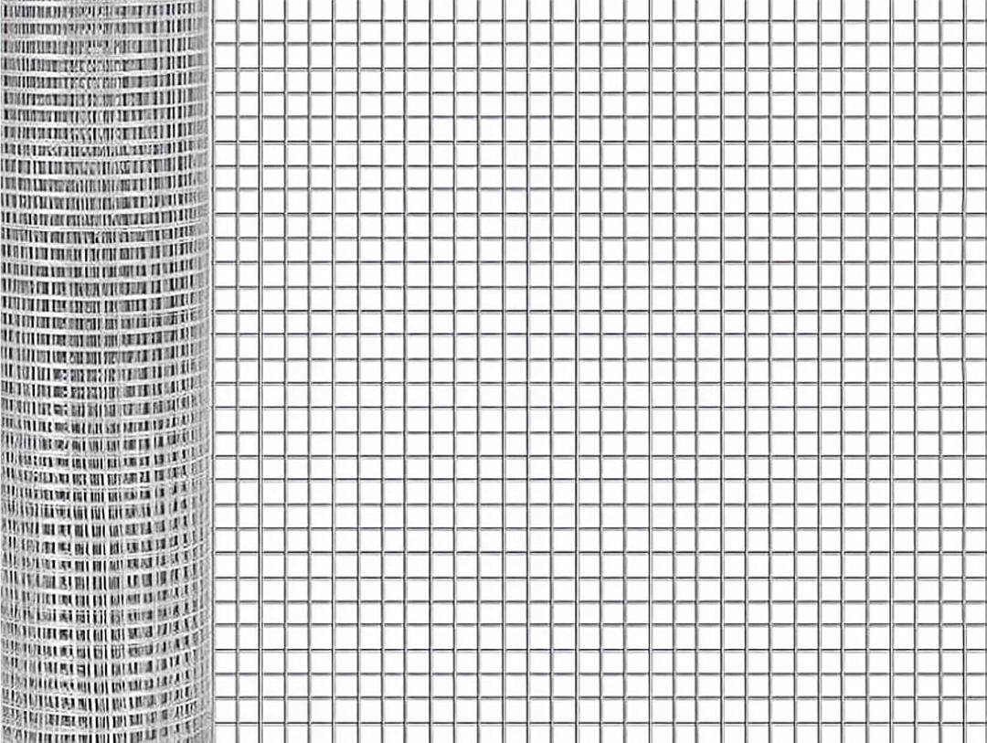 Hardware Cloth 48in x100ft 1 Inch Galvanized, Chicken Rabbit Snake Cage Fence Mesh Roll,Garden Plant Welded Metal Wire Fence,Poultry Animal Netting Cage Screen.