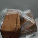 40D Dog Ramp for Stairs Suits for Small Dogs Cats, Pet Steps Stairs for Staircase Stairs with Anti-Slip Bottom and Self-Sticky Pads to Fix Suitable for Dogs Cats(3Pcs, Brown)