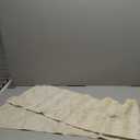 Artoid Mode Beige Soft Plush Faux Fur Jacquard Pumpkins Fall Table Runner, Seasonal Autumn Kitchen Dining Table Decoration for Home Party Decor 13x72 Inch