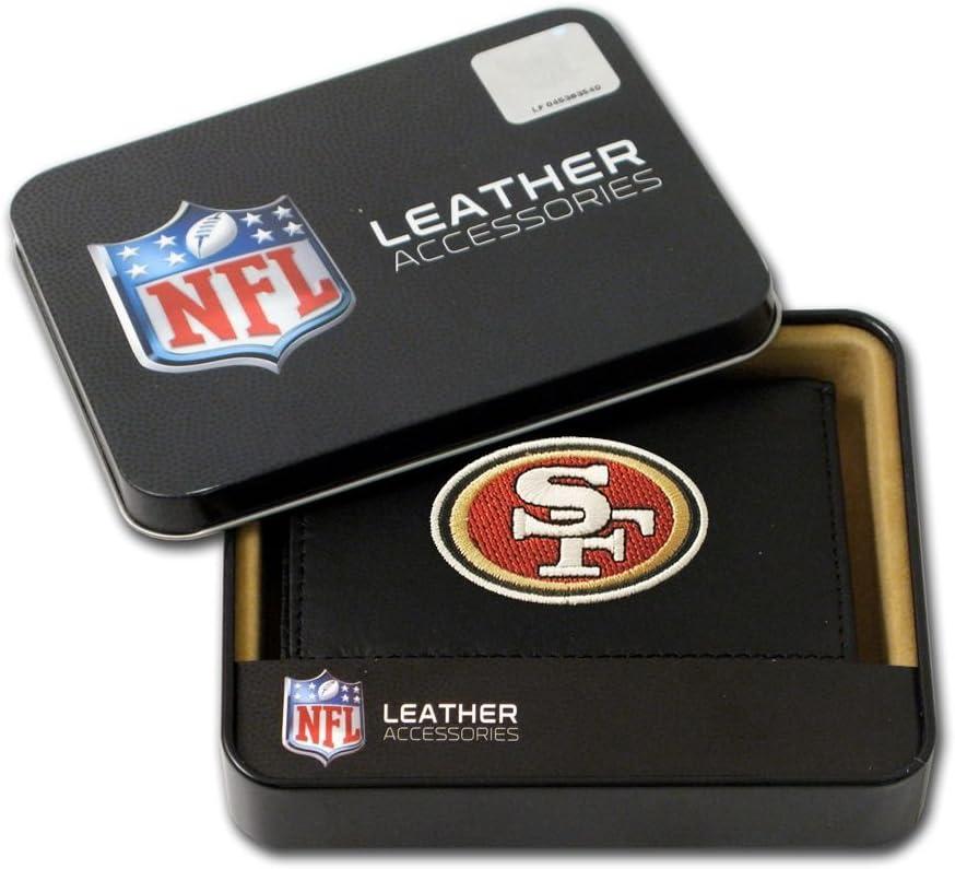 Rico Industries NFL Football Embroidered Tri-fold Wallet