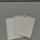 AxeWoodz A6 Refill Paper 3 Pack Undated Daily Weekly Monthly Binder Inserts 6-Hole Punched Filler Paper Planner Refills, 135 Sheets/270 Pages Refillable Planner Binder Papers