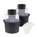 Biogents GAT2 Mosquito Trap  Non-Electric, Eco-Friendly Egg-Laying Trap for Tiger Mosquito Control  2 Traps with 10 Sticky Cards for Outdoor Breeding Prevention (Set of 2)