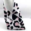 2 x Magic Self-Adhesive Cosmetic Makeup Storage Bag for Travelling, Protectable Travelling Organizer, Easy-Packing Cosmetic Bag Magic Patch Cloth, Camera Lens Protection Wrap, Camera Bag, (Pink Leopard)