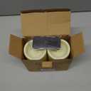 2PACK Outdoor Plastic flameless Candles with Remote Control and Timer, LED Flickering Battery Operated Electric Pillar Candles (D3 xH5.5) for Camping, Weddings, Home Decoration (lvory-warm light-Plastic-2)