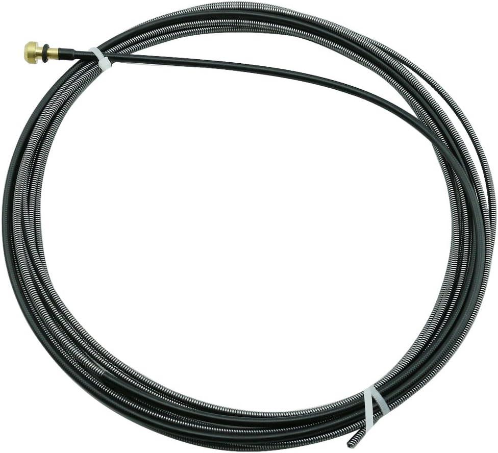 WeldingCity Steel Conduit Liner 35-40-15 (.030"-.035") 15-ft for Lincoln Magnum 100L and Tweco Mini/No.1 MIG Welding Guns