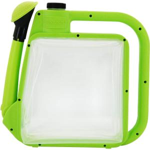 Centurion 1407 Foldable Clear Plastic Watering Can,1 Gal with Rotating Nozzle, Long Stem Spout, Compact Ergonomic Design with Sprinkler & Pouring System Ideal for Indoor/Outdoor Lawn & Garden - Lime