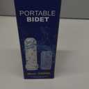 Portable Bidet for Travel 320ML,Rechargeable Handheld Bidet for Women & Men IPX7 Waterproof Toilet Sprayer |Personal Hygiene Sprayer Compact for Postpartum Care (White, 320ml)