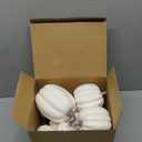 Halloween Autumn Harvest Festival 7 Artificial Pumpkins of Various Styles Decorate Rural Style Farmhouses Foam Pumpkins Thanksgiving Dinner Party Home Festival Autumn Decoration (White)