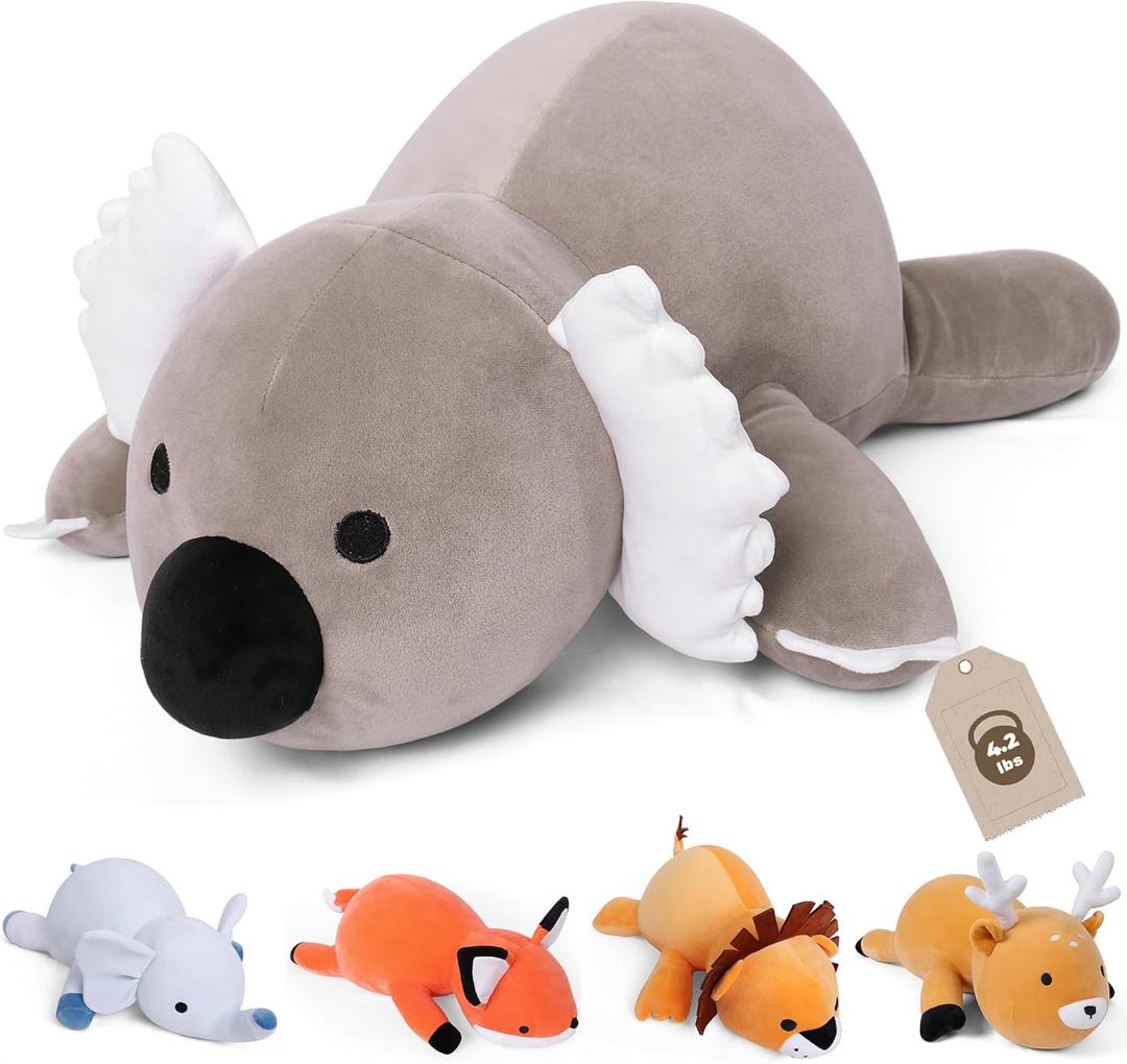 OurHonor 4.2lbs Koala Weighted Stuffed Animals, Weighted Stuffed Animal Plush 24", Giant Koala Stuffed Animal Pillow Soft Doll Toy Gifts for Kids Adults Women Men Girls Boy