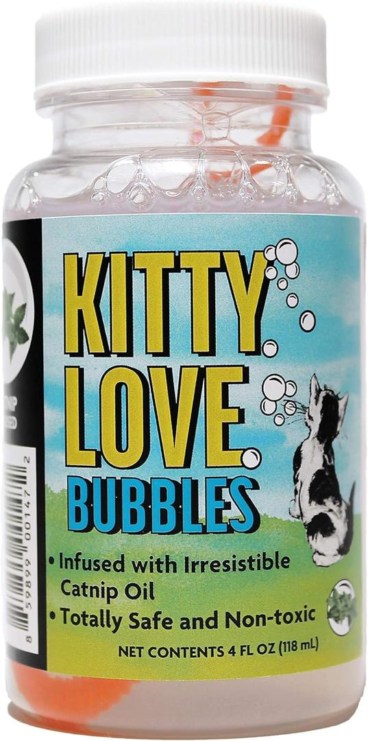 Kitty Love - 4 oz | Catnip Bubbles for Cats