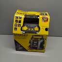 STANLEY 1000 Peak Amp Automotive Jump Starter, Portable Power  2.1A/10W USB Port, 12V Outlet, 120 PSI Air Compressor for Tires, Bikes & Sports Equipment