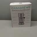 CASABREWS CM5418 Espresso Machine 20 Bar, Compact Espresso Maker with Steam Milk Frother, Stainless Steel Coffee Machine with 34oz Removable Water Tank for Cappuccino, Gift for Women or Men, Silver