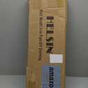 Helsin 2 Tier Wood Floating Shelves Towel Rack, Industrial Pipe Bathroom Shelves Wall Mounted with Towel bar, Wall Display Storage Shelf for Home & Bathroom Decor (Gray, 24inch) (Grey)