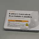 Homemory 24-Pack Flameless LED Tea Lights Candles Battery Operated, 200+Hour Fake Electric Candles TeaLights for Votive, Aniversary, Wedding Centerpiece Table Decor, Funeral, Halloween, Christmas