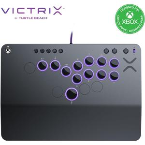 Turtle Beach Victrix Pro KO Leverless All Button Fight Stick, Officially Licensed for Xbox Series X|S, Xbox One, Windows 10/11 PC, Customizable eSports Tournament Ready Controller, Gray