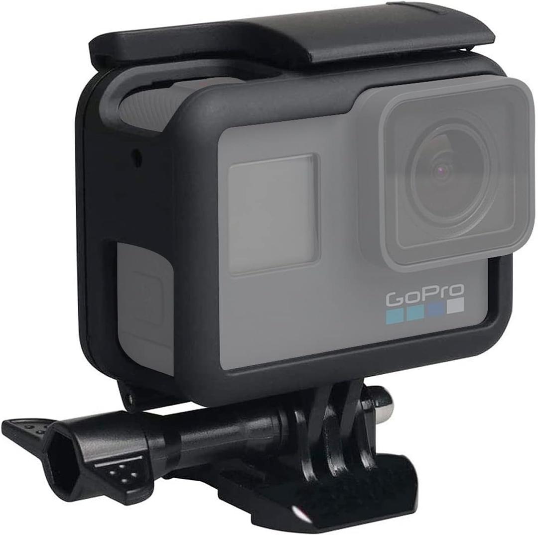 Housing Case for GoPro Hero 7 6 5 Frame Cage Skeleton Compatible with Go pro Hero7 Black Silver Holder Sheath GP HB7 White7 Gopro6 Shell Cuadro Fit Go-pro Hero 5 Replacements Mounts&Clamps