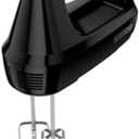 BLACK+DECKER 6 Speed Hand Mixer with 5 Attachments & Storage Case, Hand Blender, MX3200B-F