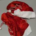 wonshia 2Pcs Christmas Velvet Santa Sack Large Christmas Santa Red Velvet Bag with Drawstring Gift Wrap Bags for Party Xmas Present Sack