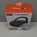 GPX BC111B Portable Top-Loading CD Boombox with AM/FM Radio and 3.5mm Line Input