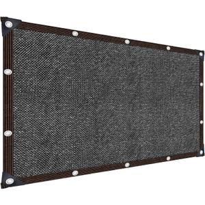 9.8x18.7FT Garden Shade Cloth - 55% Sun Resistance with HDPE Material, Reinforced Grommets. Ideal for Greenhouse, Plant, Pergola, Backyard Patio Sunshade