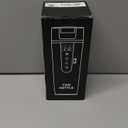 Car Electric Kettle for Travel : FVPE 12V/ 24V Small Electric Water Kettle, Multi-Temp Control 400 mL Portable Car Water Boiler for Brewing Coffee Tea, LCD Display 304 Stainless Steel Truck Heating Cup
(Black)