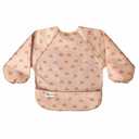 Tiny Twinkle Long Sleeve Bib for Babies & Toddlers | Waterproof Smock Bib for Eating | Machine Washable & Mess-Proof Feeding Essentials | Newborn Shower Gift (Boho Rainbow, 6-24M)