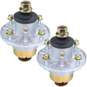 2 Pack AM144608 Spindle Assembly Kit Replace John Deere Spindle Assembly AM144608 John Deere AM144608 Spindle for John Deere S240, X350, X380, Z335E, Z355E, Z375R, Z525E ZTrak Mowers