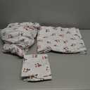 Nautica - Queen Sheet Set, Brushed Flannel Bedding Set, Soft & Cozy Room Essentials, Oeko-Tex Certified (Queen) Pattern May Vary