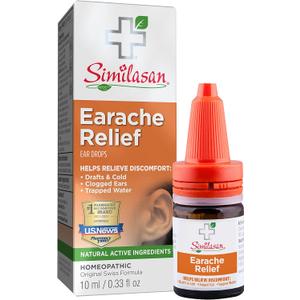 Similasan Earache Relief Ear Drops 0.33 Ounce Bottle, #1 Pharmacist Recommended for Ear Pain