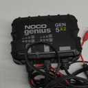 NOCO Genius GEN5X2: 2-Bank, 10A Onboard Battery Charger - 5A Per Bank, 12V Waterproof Marine Charger with Overcharge Protection & Temperature Compensation  for Lead-Acid & Lithium Batteries