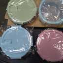 8 Pcs Round Glass Containers with Lids Airtight 4 Cup Glass Storage Containers Set Meal Prep Containers for Soup Leftover Microwave, Dishwasher, and Freezer Safe(4 Sets)